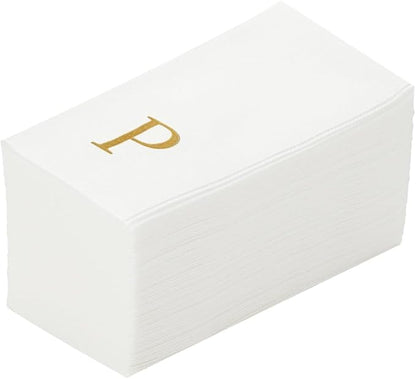 Luxenap 15.8 X 7.9 Inch Linen-Feel Guest Towels, 2000 Lettered Hand Towels