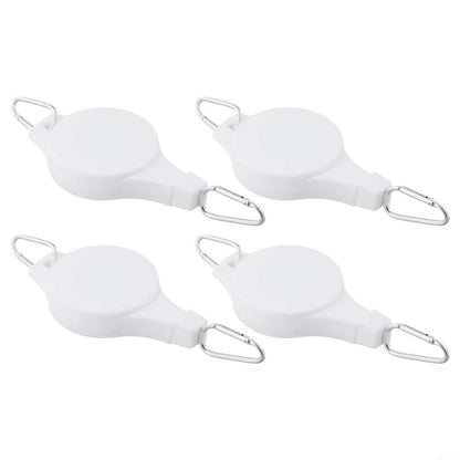 Set of 4 Adjustable Hanging Hooks for Plant Display Perfect for Gardens, Porches, and Home Interiors