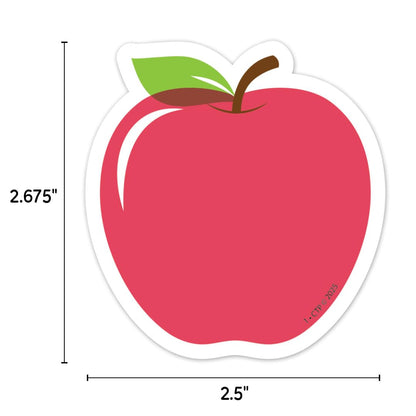 CTP Apple Time Apples 3" Designer Cut-Outs (#11059 Creative Teaching Press)