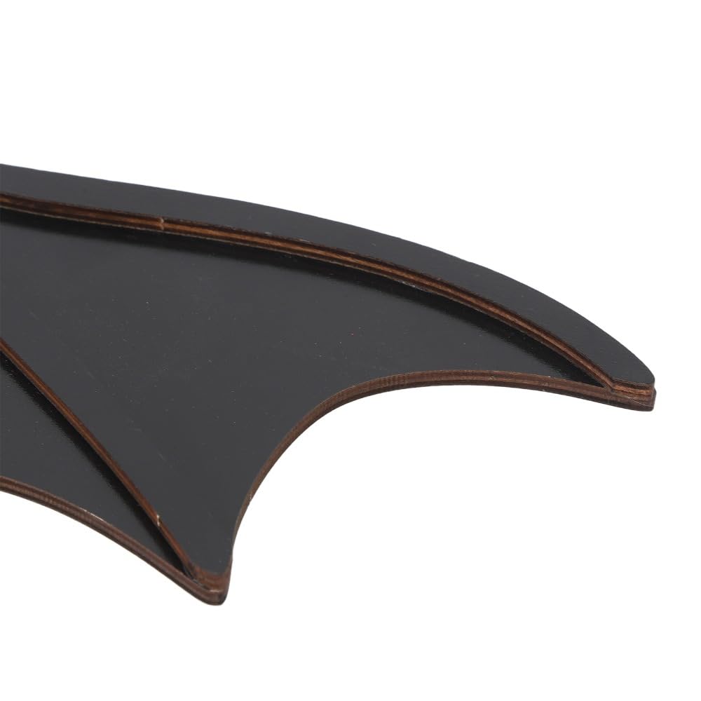 Limen Wooden Bat Wing Decoration 2 Pcs – Funny License Plate Decor, Composite Wood Wall Art for License Plate & Party, Gothic Car Decor,(6.89 * 4.53in)