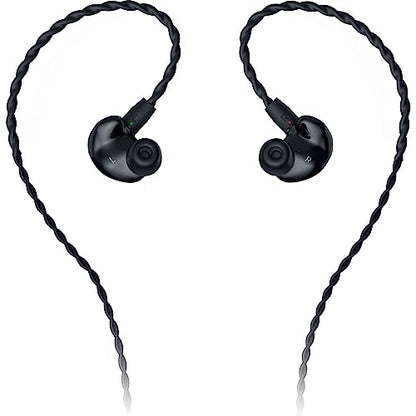 Razer Moray in-Ear Monitor for All-Day Streaming: Clear, Full-Range Audio - Comfortable Fit - Low Profile Design - Sound Isolating Earbuds - Detachable Over-Ear Wire - Custom Ear Tips & Case - Black
