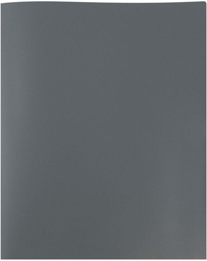 JAM PAPER Plastic 2 Pocket POP Folders - Durable School Folders - Grey - Bulk 48/Pack
