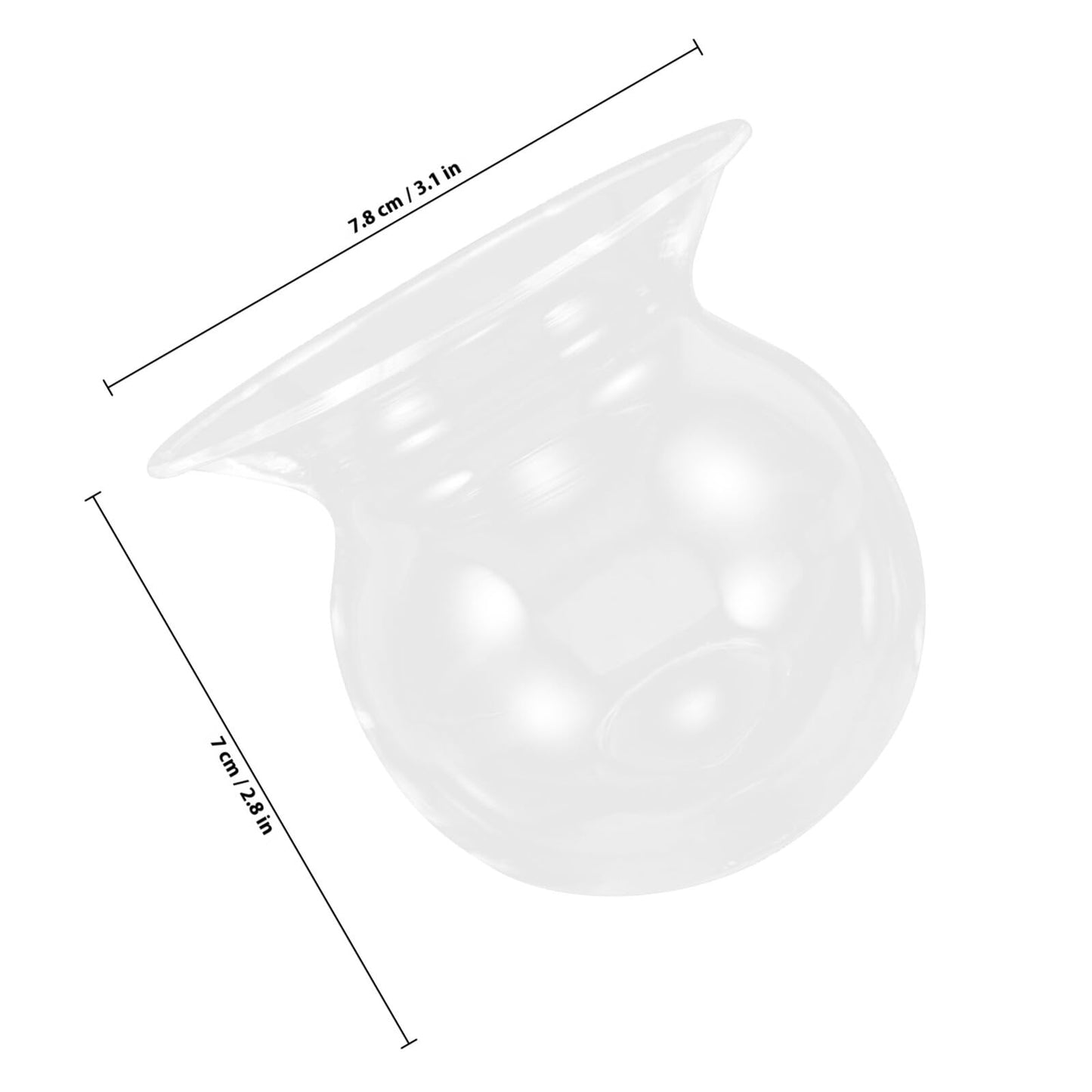 Generic 4pcs Glass Propagation Vases for Plants Hydroponic Flower Pots Glass Terrarium Table Centerpiece Home Décor