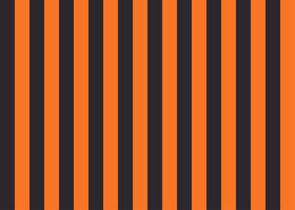 BELECO 10x8ft Fabric Black and Orange Stripe Backdrop Orange Black Striped Background for Halloween Party Decorations Banner Birthday Shoot Photo Studio Props