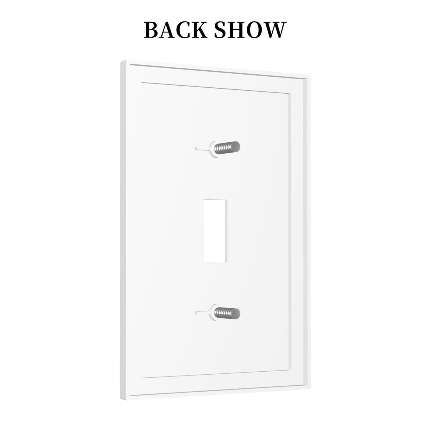 JOOJIAO Decorative Light Switch Covers Funny Cute Black Cat Single Toggle Light Switch Cover Plate 1 Gang Outlet Covers Wall Plate Electrical Device Switchplate Dimmer Faceplate for Bathroom Decor