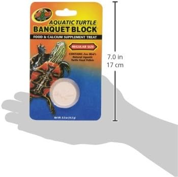 Zoo Med Aquatic Turtle Banquet Block, 0.5 Ounce (Pack of 2)