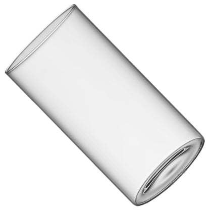 VALICLUD Glass Cylinder Vase 10x25cm High Borosilicate Hydroponic Flower Vase Decorative Glass Terrarium for Indoor Plants and Flower Arrangements