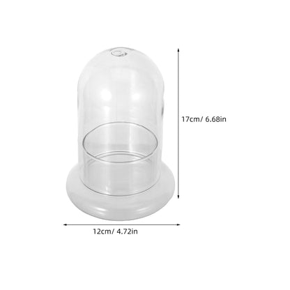 DOITOOL Micro Landscape Ecological Bottle Terrarium Jar 2 Pack High Borosilicate Glass Planter for Home Office Desk Decor 6.69X4.72X4.72In