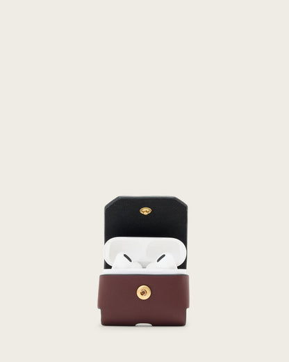 AllSaints Airpod Hex Case Dark Red W275XC One Size