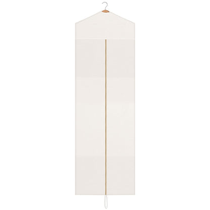 Sotiff Cotton Dress Garment Bags for Long Gowns Long Dress Travel Breathable Foldable Storage Bag Dust Proof(White,70 x 23.6 Inch)