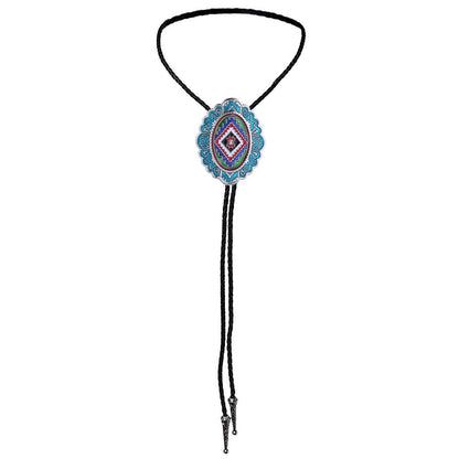 Juyovge Western Bolo Ties Handmade Cowboy Southwest Totem Element Bola Neckties For Men,Women