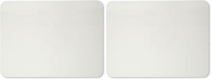 Charles Leonard Dry Erase Lapboard, 9 x 12 Inches, Masonite, One Sided, Plain White, 1 Each (35100) (Pack of 2)