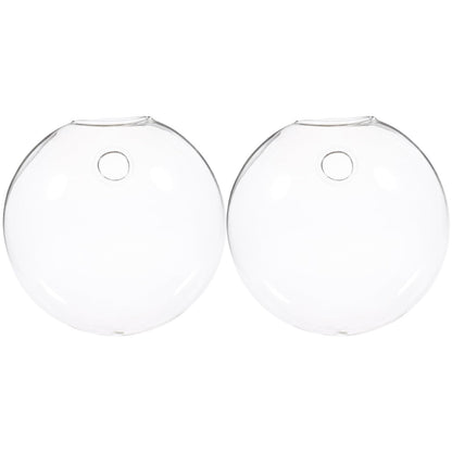 DECHOUS 2pcs Wall Hanging Glass Terrarium Vases Hydroponic Planter Indoor Decor for Succulent Plants