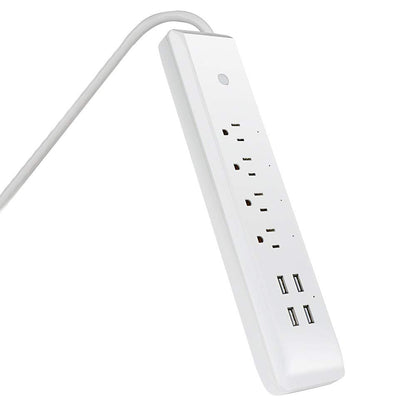 Feit Electric Indoor Smart WiFi Plug Works with Alexa and Google Home, No hub Required, 2.4 Ghz Network Only, Remote Control from Anywhere 15 Amp Smart Outlet Plug, Indoor, White with Night Light