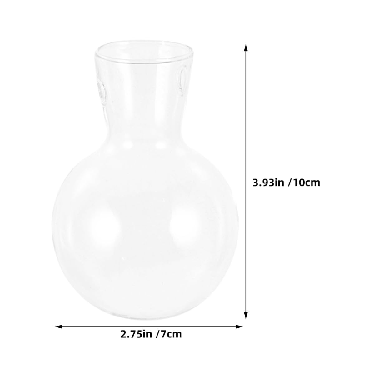 MAGICLULU 3pcs Glass Propagation Vases with Wooden Stand High Borosilicate Hydroponic Plant Planter for Desktop Indoor Terrarium and Plant Propagation