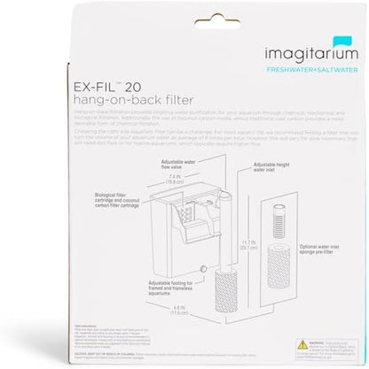 imagitarium by Petco EX-FIL 20 Hang-On-Back Filter 10-20 Gallons