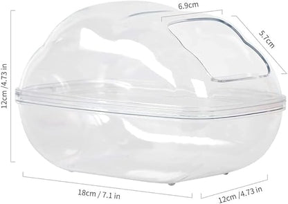 Portable Travel Backpack Habitat for Small Animal, Space Capsule Bubble Window Guinea Pig Bird Bearded Dragon Turtle Carrier Rabbit Squirrel Hamster Cage Breathable Handbag
