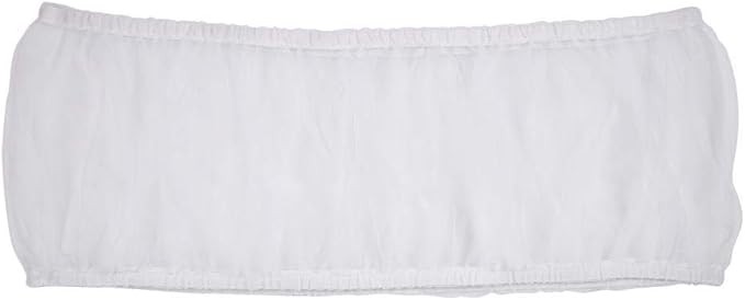 Hakeeta Bird Cage Skirt, Mesh Bird Seed Catcher, Birds Cage Airy Net Cover, Soft Nylon Ventilated Skirt Traps Cage Basket Seed Guard Parrot with Adjustable Drawstring.(Large Size-XL(White)