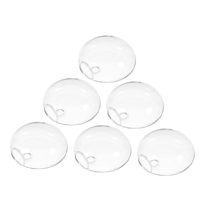 Alipis 6pcs Stylish Wall Hanging Hydroponic Vase Glass Terrarium for Indoor Plant Decor