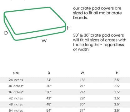 Molly Mutt Dog Crate Pad Cover, 100% Cotton Canvas Cover for Dog or Puppy Crate Bed, Durable, Washable, and Free of Harmful Chemicals, Pre-Shrunk, 48"x30"x2.5", Rocketman
