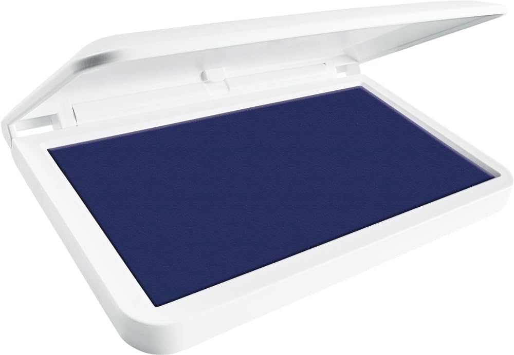 COLOP Make Series, Ink Stamp Pads, with Non-Toxic Premium Ink, Water-Based Acid-Free (Noble Blue, Make 2-2-3/4" x 4-1/4")