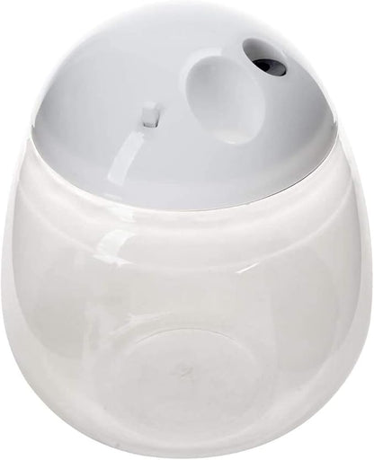 Mini Betta Fish Tank, Small Fish Bowl, Plastic Fish Tank with Lid, Desktop Clear Round Fish Bowl and LED for Small Fish, Insect, Shrimp, Crab, Jellyfish Goldfish, Room Decor (with Charger Pattern)
