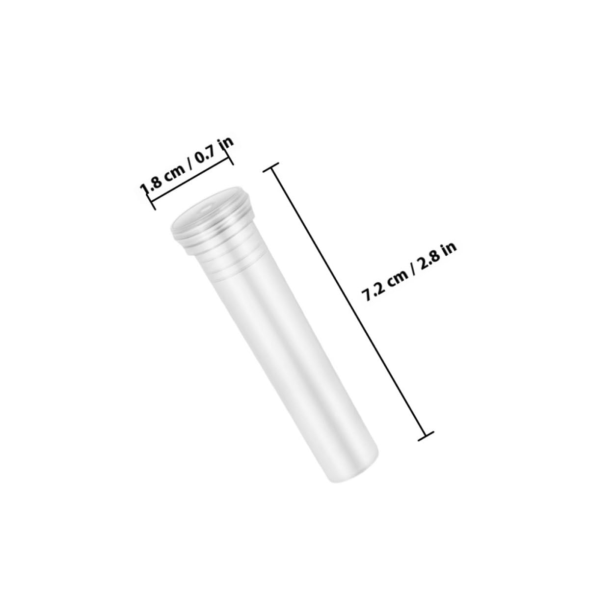 HOMOCONO 100pcs Small Hydroponic Plant Vases Glass Flower Propagation Tubes for Office Desktop Terrarium Plant Supply
