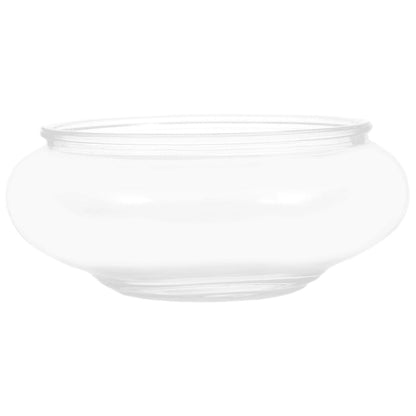 Milisten Glass Bubble Bowl, 15cm Flower Glass Vase Bowl Succulent Planter Air Plants Hydroponic Display Terrarium Floating Candles Bowl Centerpiece Candy Dish, 15.00X15.00X6.00CM, Transparent