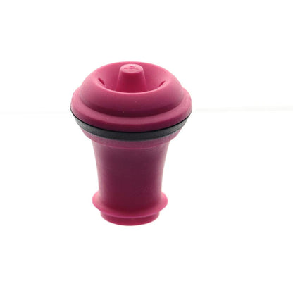 Vacu Vin Wine Stopper Set – 3 Pack Wine Bottle Stopper Cork Alternative – Vacuum Wine Stoppers for Wine Bottles – Reusable Rubber Bottle Stoppers for Wine Saver Pump – Pink/Blue/Purple