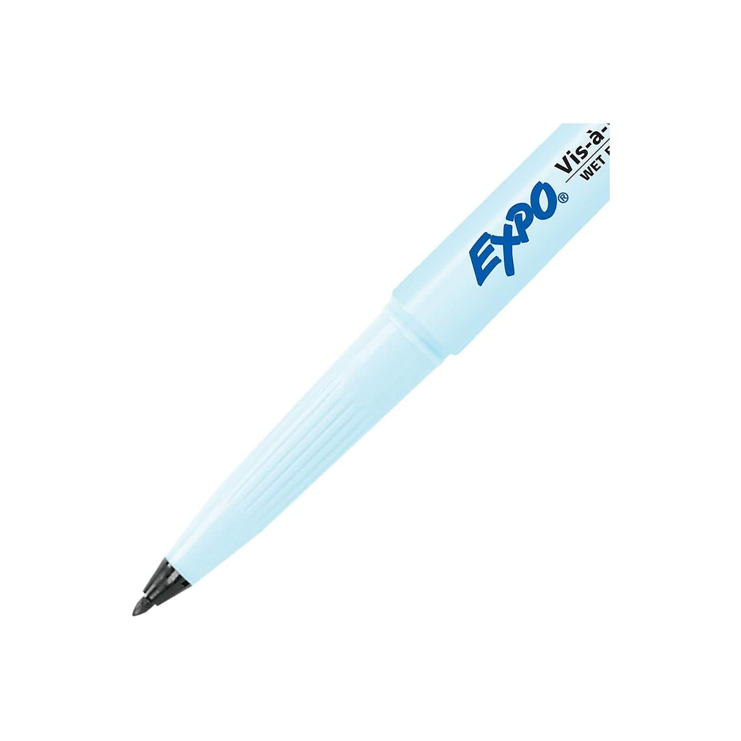 EXPO Wet Erase Markers, Semi-Permanent, Black, Ultra Fine Tip, 12 Count - For Writing on Glass, Whiteboards, Mirrors, Calendar, Labeling, Organizing