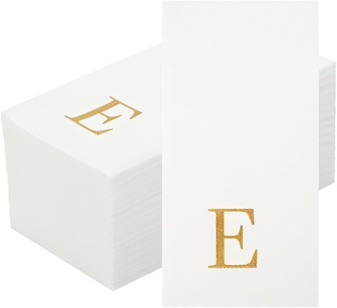 Luxenap 15.8 X 7.9 Inch Linen-Feel Guest Towels, 2000 Lettered Hand Towels