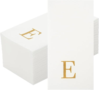 Luxenap 15.8 X 7.9 Inch Linen-Feel Guest Towels, 2000 Lettered Hand Towels