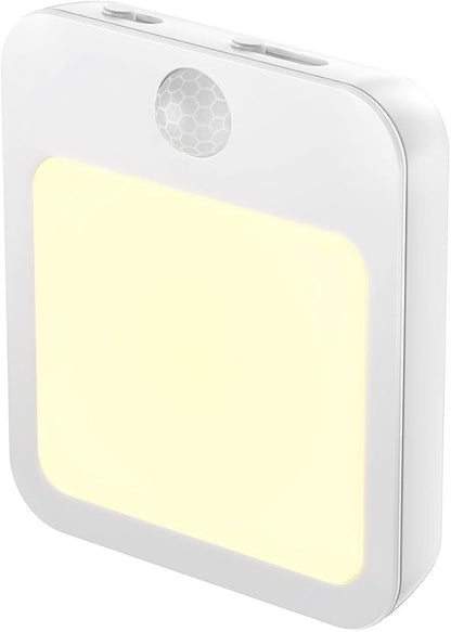 Night Light Plug into Wall, Dusk to Dawn Sensor LED Nightlight, Soft Warm White 3000K, Auto On/Off Night Lamp for Bedroom Bathroom Hallway Nursery, 1 Pack