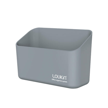 loukin Magnetic Marker & Remote Control Organizer, Dry Erase Marker Holder, Magnetic Storage for Whiteboard or Refrigerators (Gray)