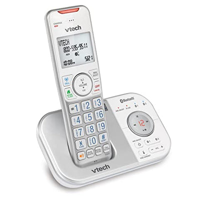VTech VS112-4 Bluetooth 4 Handset Cordless Phone for Home with Answering Machine, Call Blocking, Caller ID, Intercom and Connect to Cell