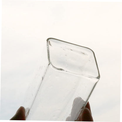 GAROZATION Hanging Glass Flower Vase for Hydroponics Creative Wall Planter Terrarium Container for Home and Plant Watering Unique Design for Bedroom and Room