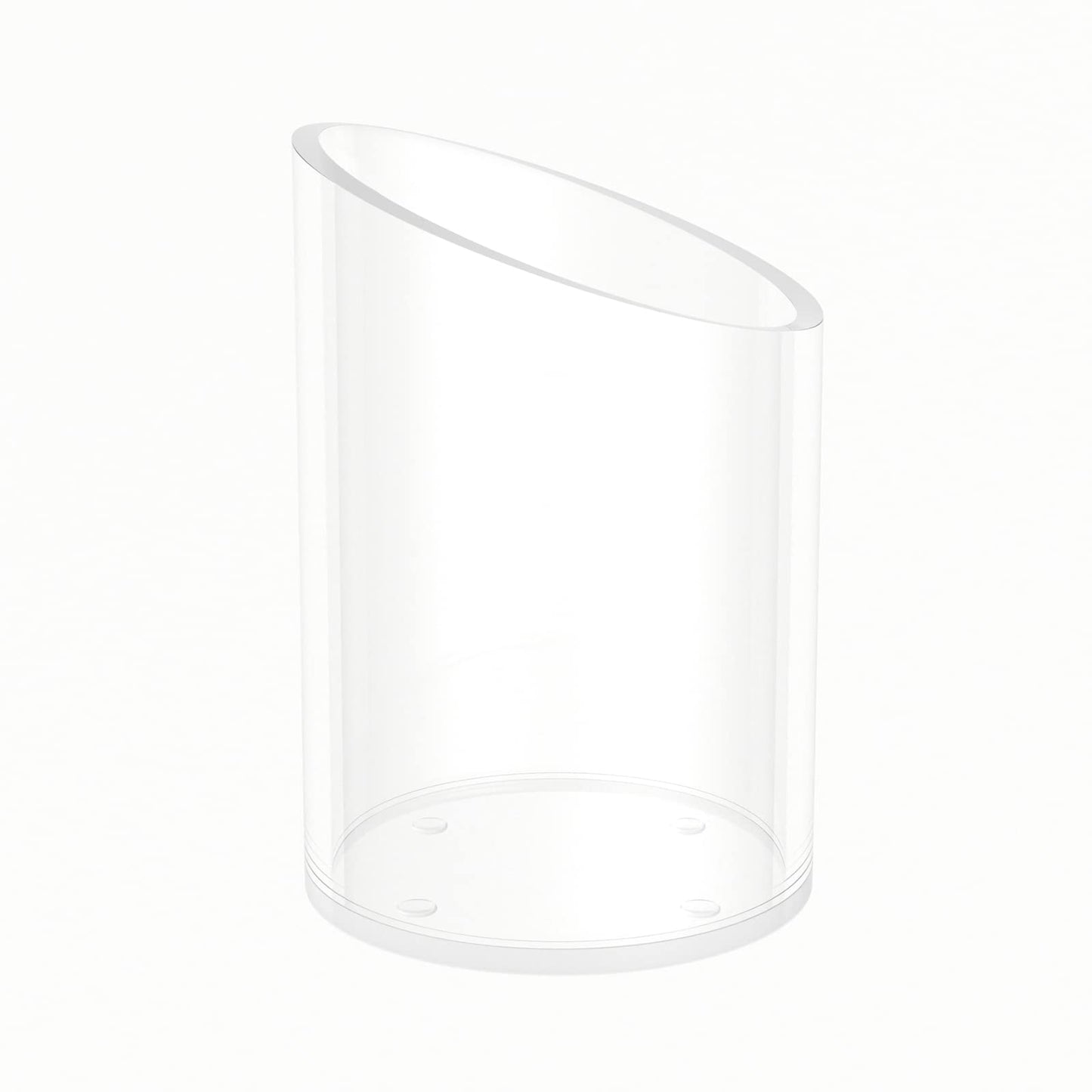 KOTEMON Pen Holder for Desk Organizer, Acrylic Makeup Brush Organizer Sanitizer Holder Pen and Pencil Holder for Office, Home, School, Clear