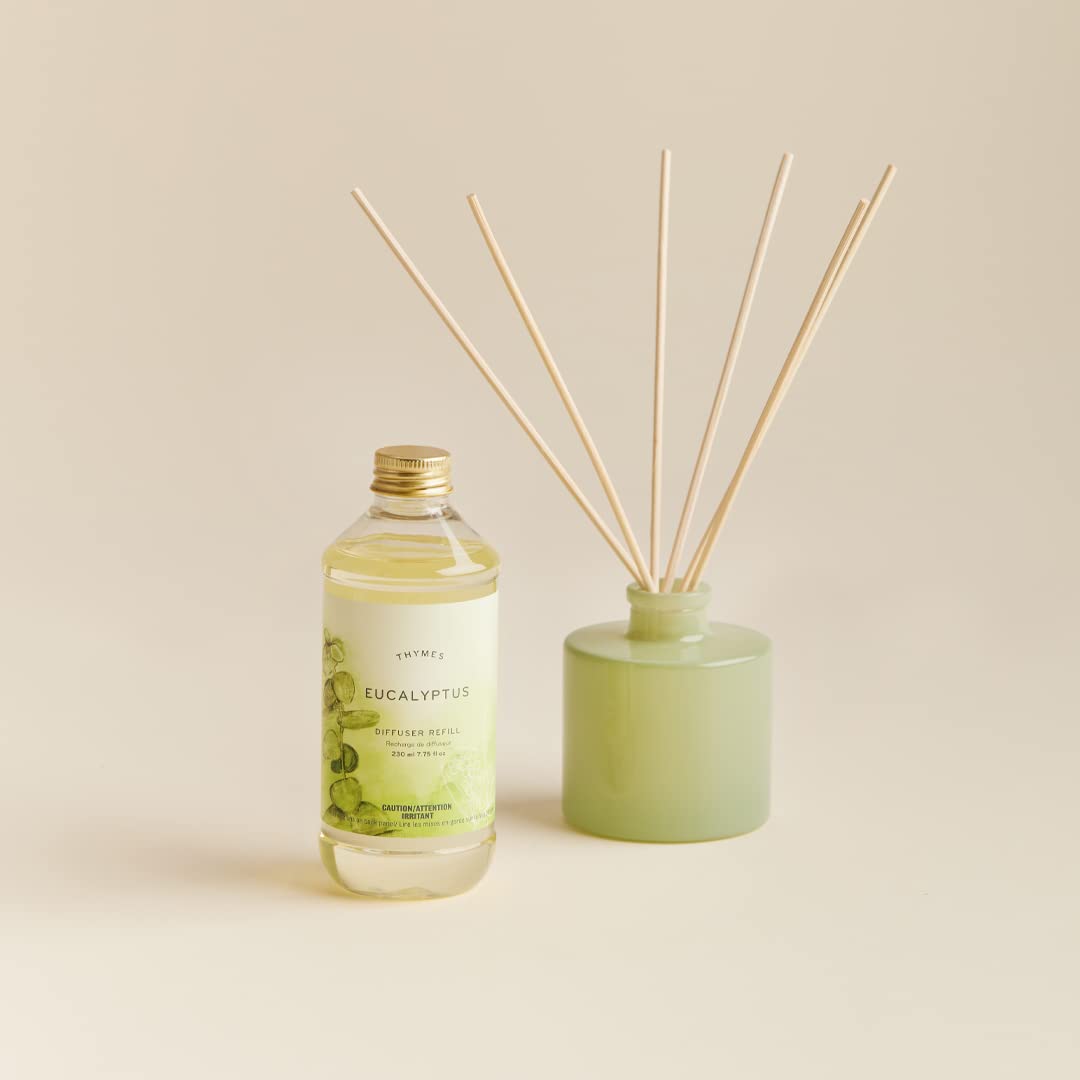 Thymes Reed Diffuser Oil Refill - Diffuser Oils Scents for Home Refill - Use for Reed Stick Room Air Fresheners (Frasier Fir, 7.75 fl oz)