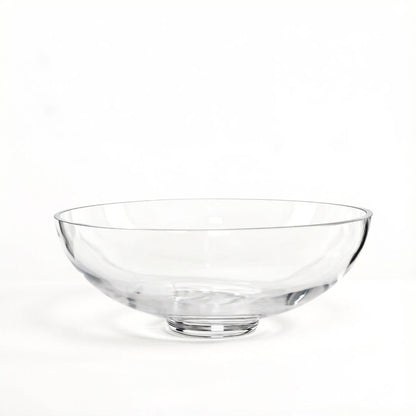 CYS EXCEL Glass Small Decorative Footed Bowl (H:3" D:8") Fruit Display Terrarium Compote Pedestal Vase Kitchen Table Centerpiece