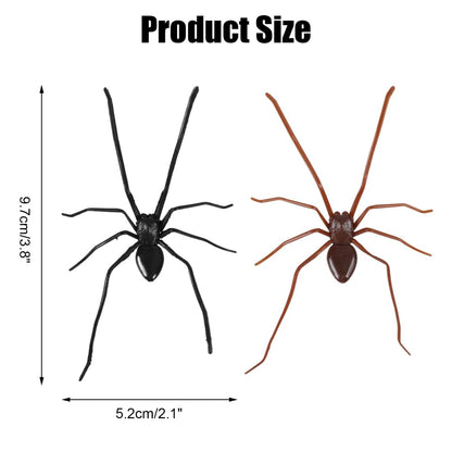 Spider Fridge Magnet, 2/4/6PCS Realistic Spiders Refrigerator Magnets Magnetic Spider Decoration for Halloween Birthday Pranks