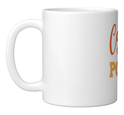Candy Police Funny Halloween Party Partents Spooky Mom Dad Ceramic Mug, White