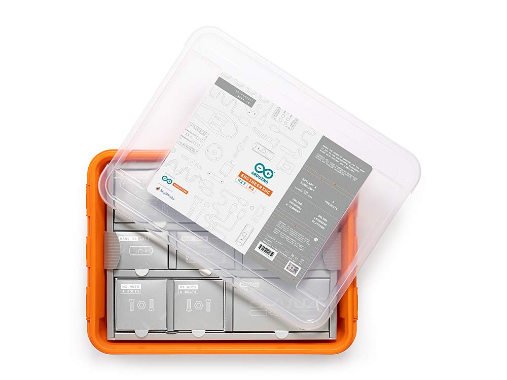 Arduino Engineering Kit REV2 [AKX00022] - Advanced Hands-On Learning Kit for Engineering, Robotics, and Automation with Full Curriculum and Real-World Projects