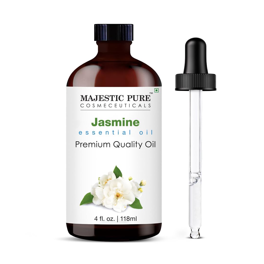 Majestic Pure Lavender Essential Oil with Glass Dropper - Huge 4 Fl Oz - 100% Pure and Natural Lavender Oil - Premium Grade Essential Oils for Diffuser, Aromatherapy, Soap and Candle Making