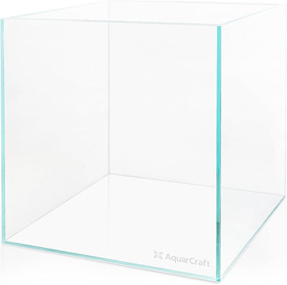 Ultra Clear Glass Fish Tank 4.1 Gallon, 6mm Thickened Rimless Aquarium Tank Low Iron, Cube Aquarium 10in x 10in x 10in