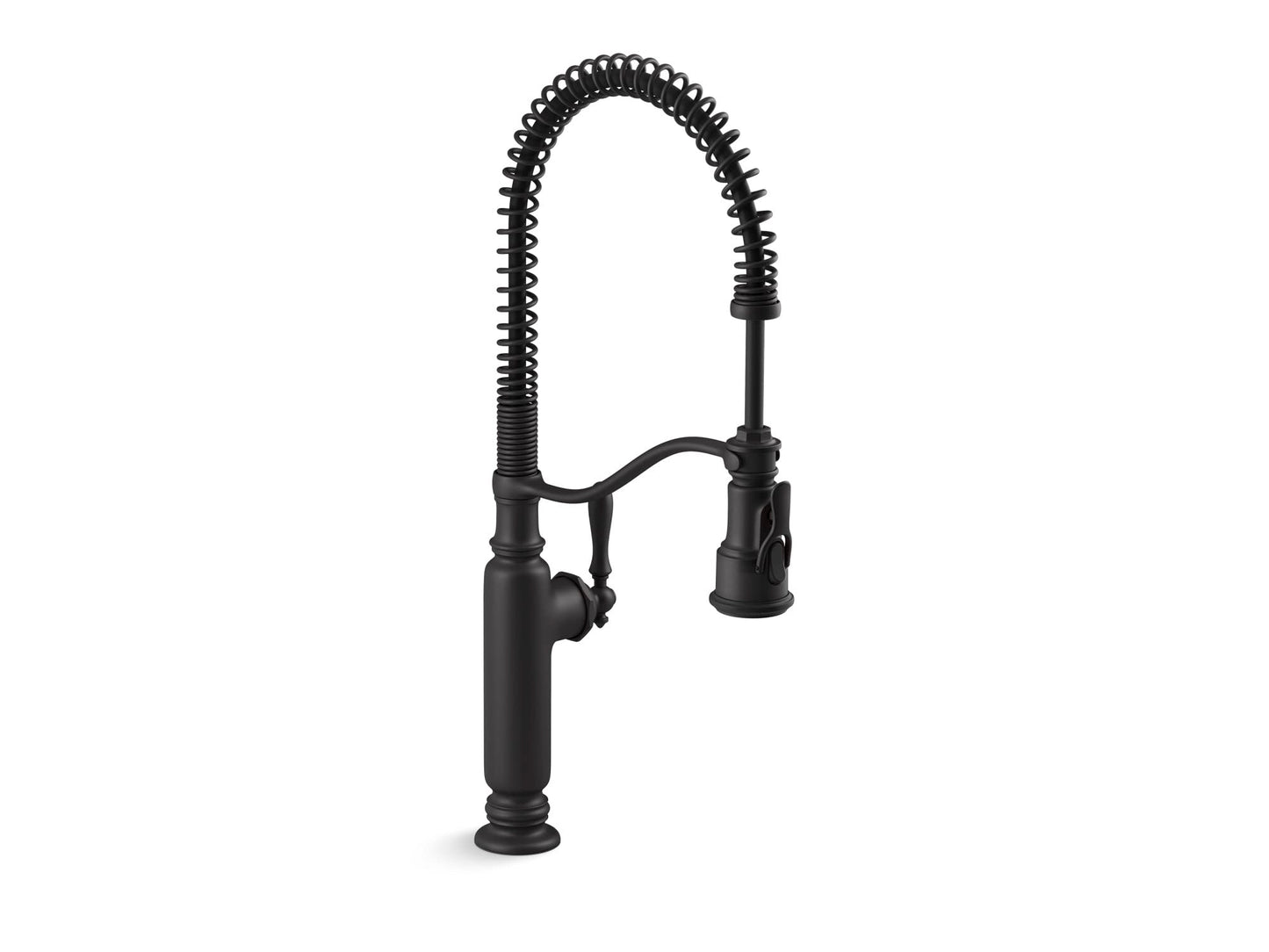 KOHLER Tournant Semi-Professional Pull-Down Kitchen Sink Faucet, Commercial Kitchen Faucet with Pull Down Sprayer, 77515-CP, Polished Chrome