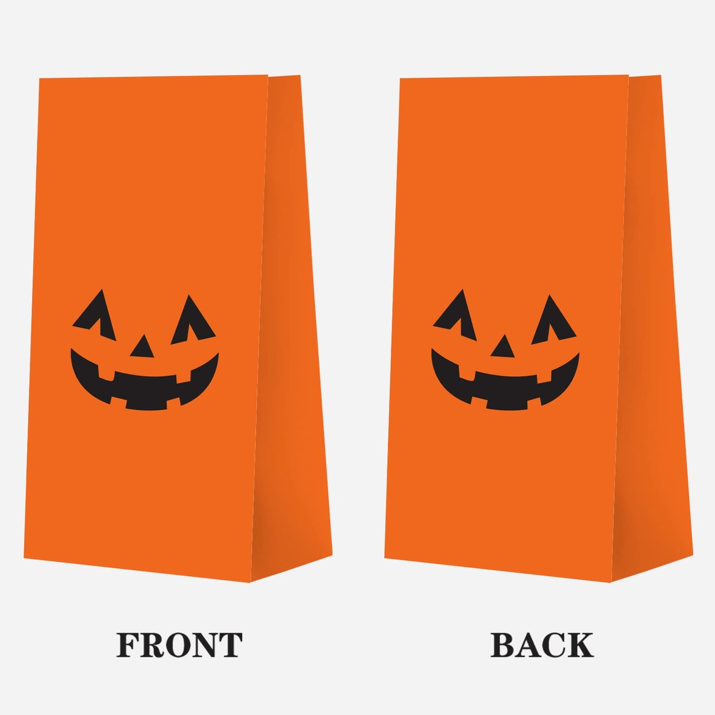 Keringo 30 PCS Halloween Pumpkin Gift Bags - Tote Party Favor Trick or Treat Bags for Pumpkin Decorations