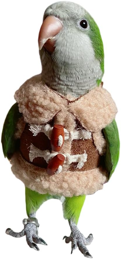 Bird Diaper Flight Suit Parrot Costume pet Animal Costume, Applicable to Birds and Parrots Warm Supplies. (4XL)