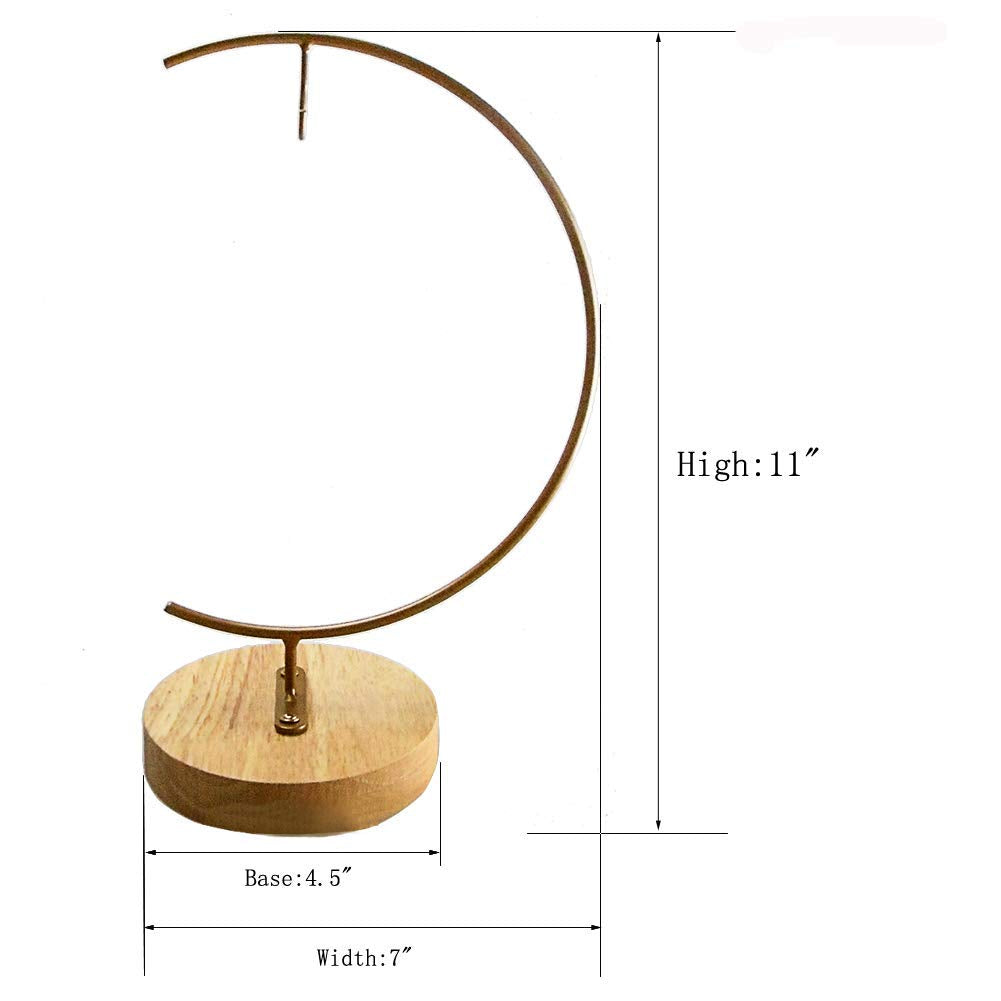 Archi Ornament Display Stand Holder Home Wedding Decoration Rack for Hanging Glass Globe Air Plant Flower Pot Stand Iron Pothook Stand Terrarium