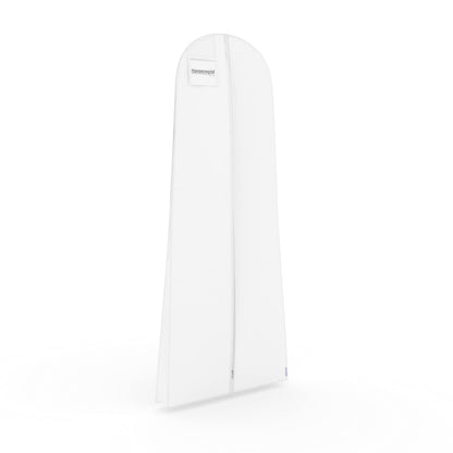HANGERWORLD 72inch Breathable Wedding Gown Long Dress Hanging Garment Bag for Closet Storage (White)