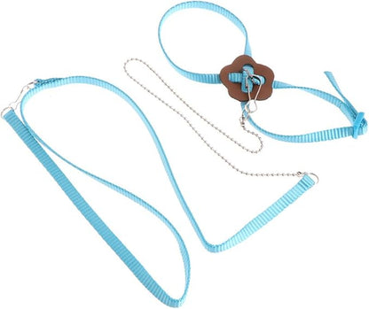 Adjustable Bird Harness Leash Parrot Flying Rope Straps Outdoor Training Traction Rope For Small Parrots Multi Colors Parrot Toys African Grey For Small Parrots For Large Birds Conure Macaw Parrot Set